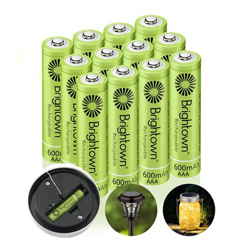 1.2 v aaa rechargeable battery|Brightown 12.